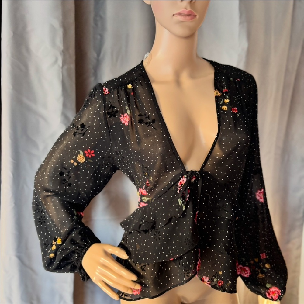 Floral Sheer Blouse
